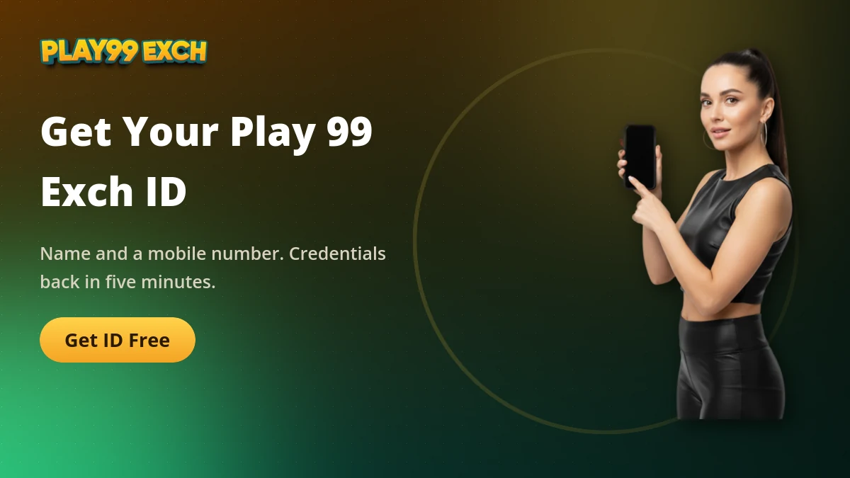 Play 99 exch ID registration on a phone with the Play99Exch agent desk